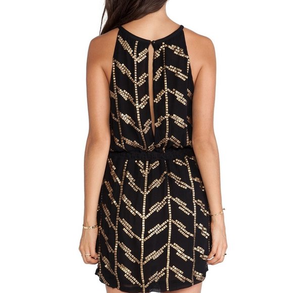 MLV by Mayren Lee Viray Studded Mini Halter Dress - Picture 3 of 10